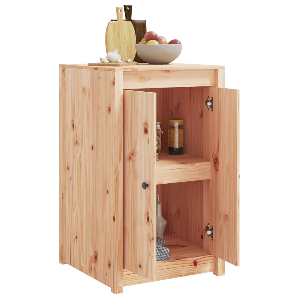 Armoire de cuisine d'extérieur bois de pin massif