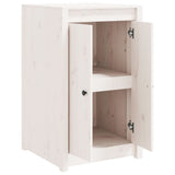 Armoire de cuisine d'extérieur blanc bois de pin massif