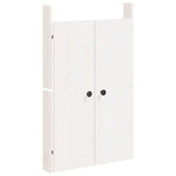 Armoire de cuisine d'extérieur blanc bois de pin massif