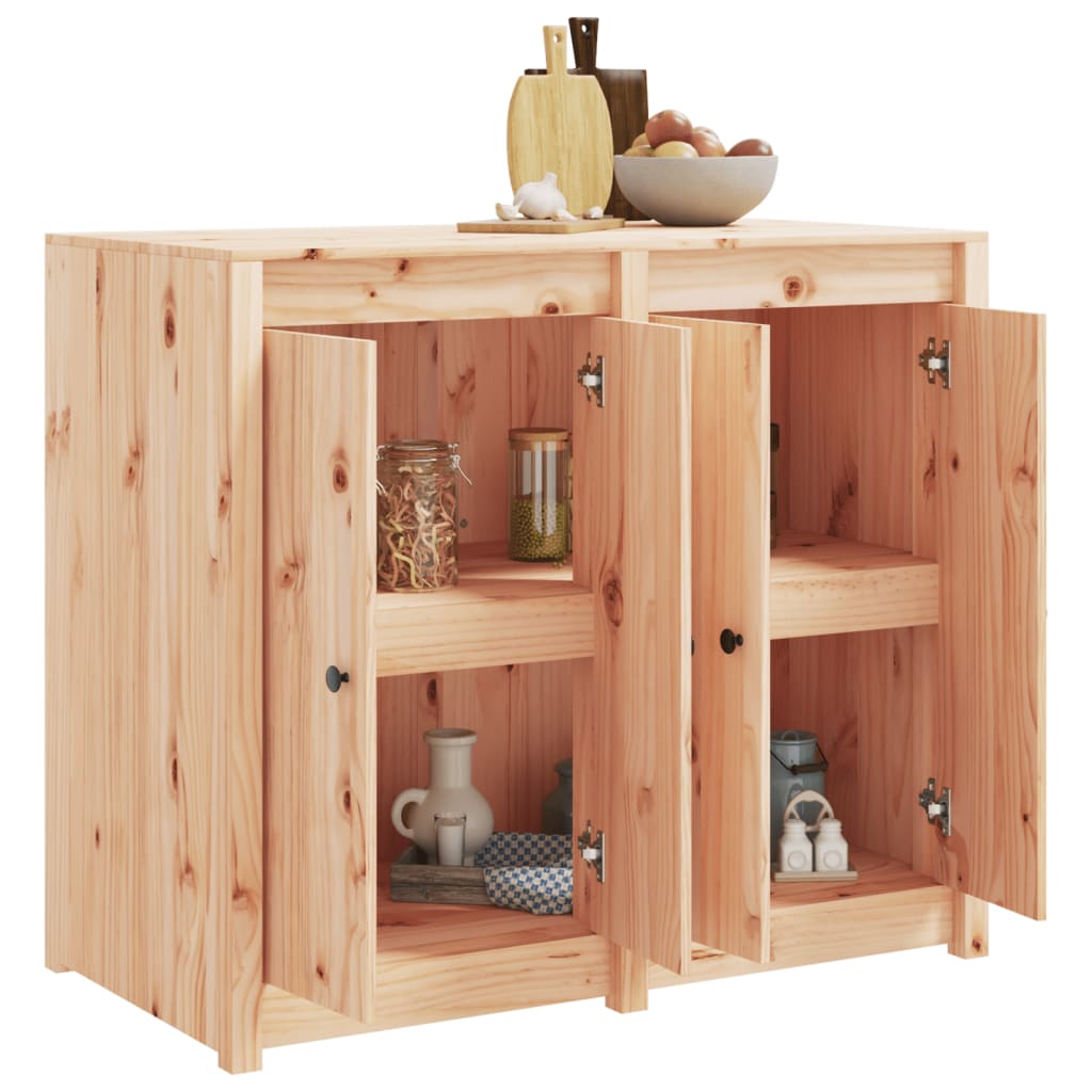 Armoire de cuisine d'extérieur bois de pin massif