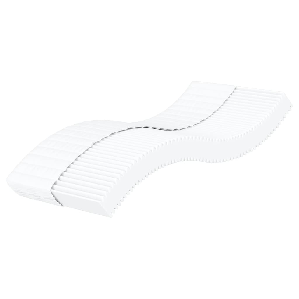 Matelas en mousse blanc 80x200 cm dureté H2 H3