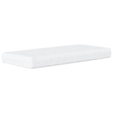 Matelas en mousse blanc 80x200 cm dureté H2 H3