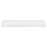 Matelas en mousse blanc 80x200 cm dureté H2 H3