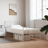 Matelas en mousse blanc 90x190 cm dureté H2 H3