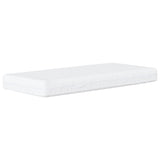 White foam mattress 100x200 cm hardness H2 H3