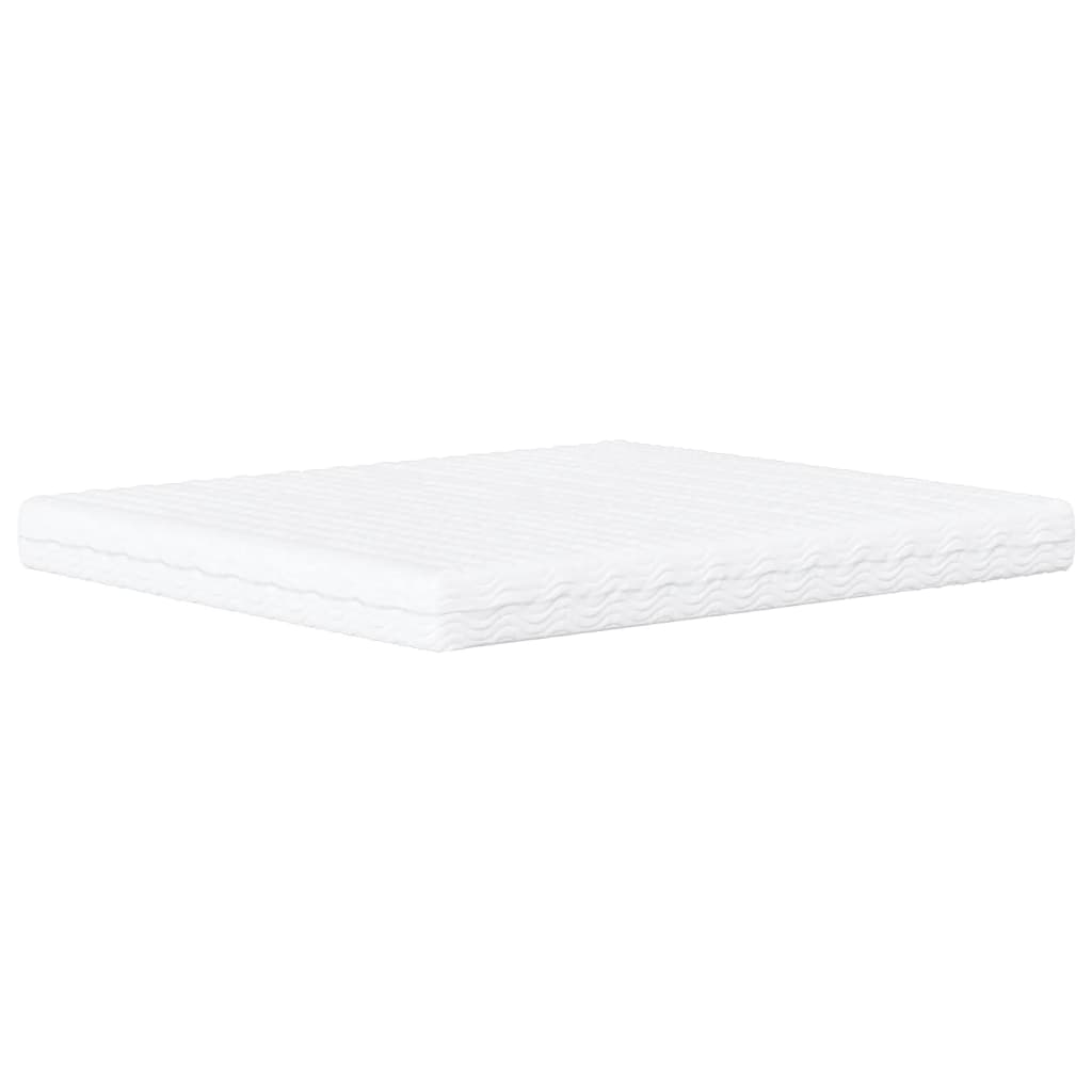 Matelas en mousse blanc 160x200 cm dureté H2 H3