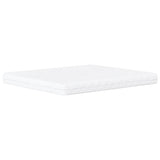 Matelas en mousse blanc 160x200 cm dureté H2 H3