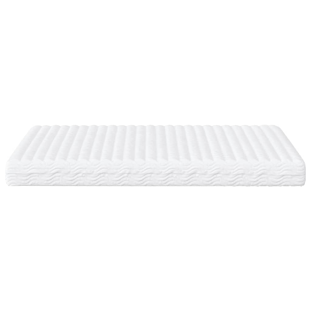 Matelas en mousse blanc 160x200 cm dureté H2 H3