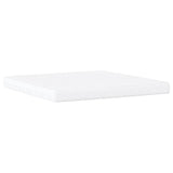 Matelas en mousse blanc 200x200 cm dureté H2 H3