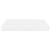 Matelas en mousse blanc 200x200 cm dureté H2 H3