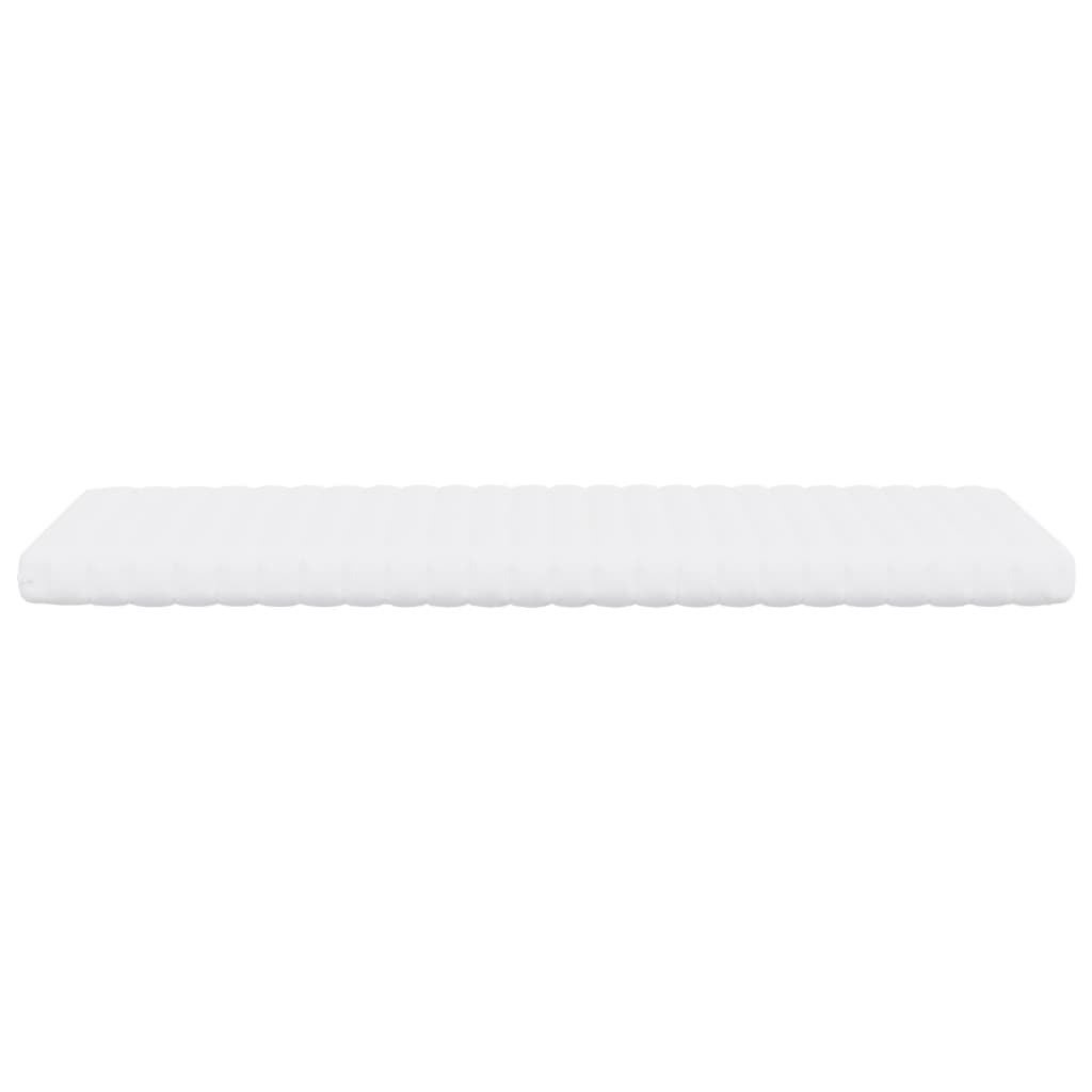 Matelas en mousse blanc 80x200 cm 7 zones dureté 20 ILD