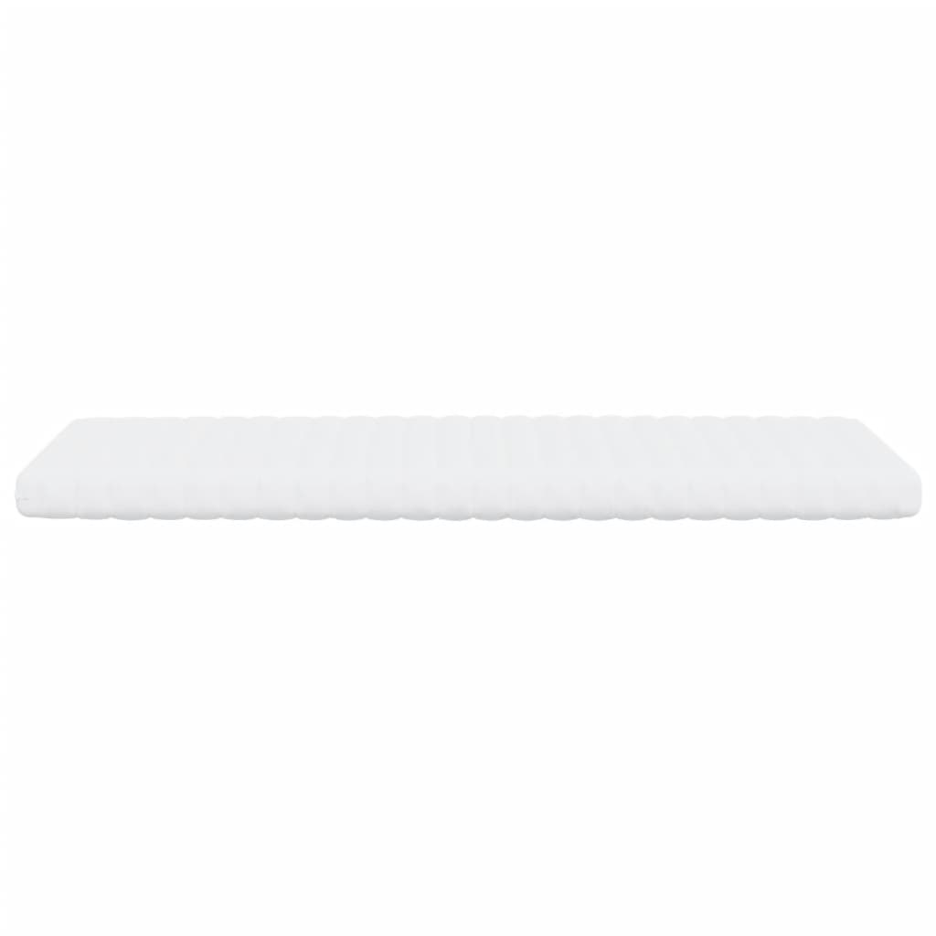 White foam mattress 90x190 cm 7 zones hardness 20 ILD