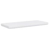 White foam mattress 90x200 cm 7 zones hardness 20 ILD