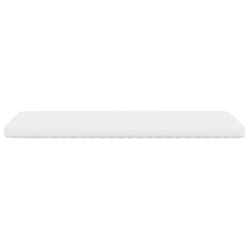 White foam mattress 90x200 cm 7 zones hardness 20 ILD