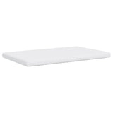 White foam mattress 120x200 cm 7 zones hardness 20 ILD