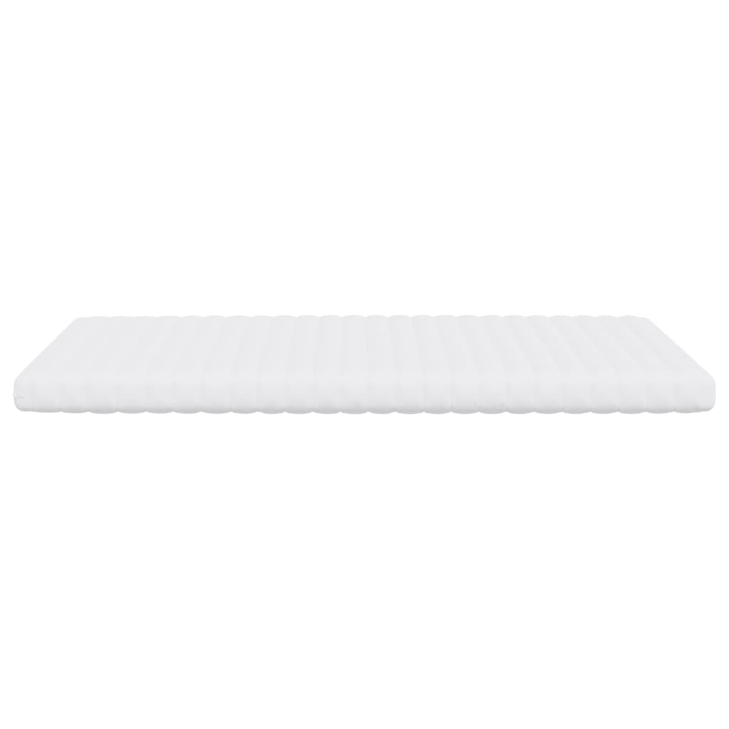 White foam mattress 120x200 cm 7 zones hardness 20 ILD