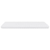 White foam mattress 120x200 cm 7 zones hardness 20 ILD