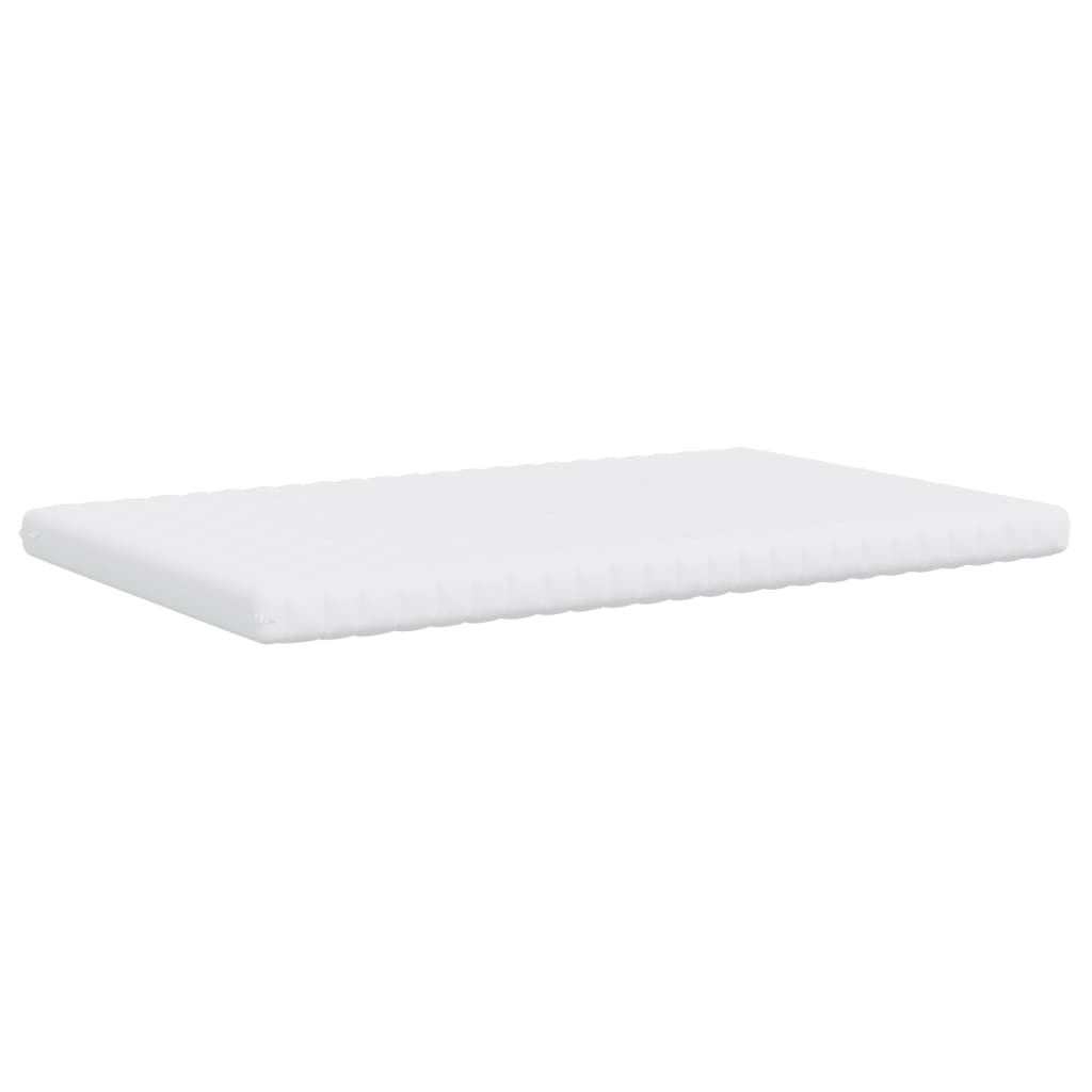 Matelas en mousse blanc 140x190 cm 7 zones dureté 20 ILD