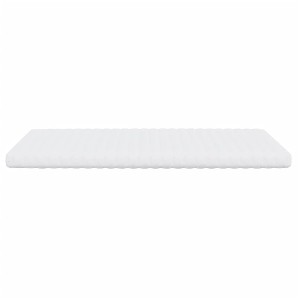 Matelas en mousse blanc 140x190 cm 7 zones dureté 20 ILD