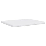 Matelas en mousse blanc 160x200 cm 7 zones dureté 20 ILD