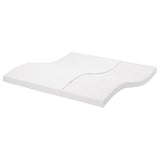 White foam mattress 200x200 cm 7 zones hardness 20 ILD