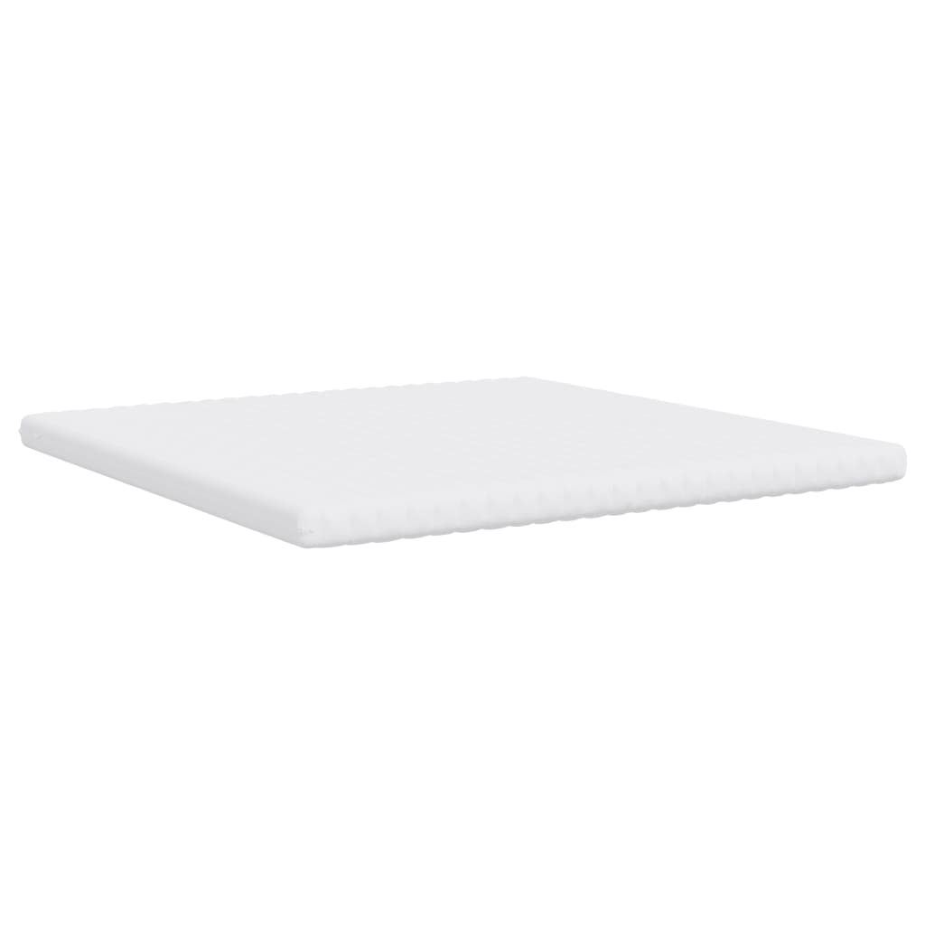 White foam mattress 200x200 cm 7 zones hardness 20 ILD