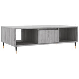 Sonoma coffee table gray 104x60x35 cm engineered wood