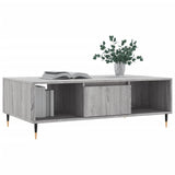 Sonoma coffee table gray 104x60x35 cm engineered wood