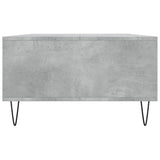 Concrete gray coffee table 104x60x35 cm engineered wood