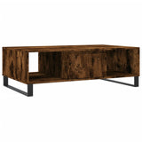 Smoked oak coffee table 104x60x35 cm engineered wood