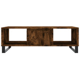 Smoked oak coffee table 104x60x35 cm engineered wood