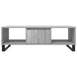 Sonoma coffee table gray 104x60x35 cm engineered wood