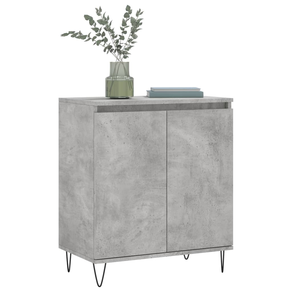 Concrete Grey Sideboard 60x35x70 cm Engineered Wood