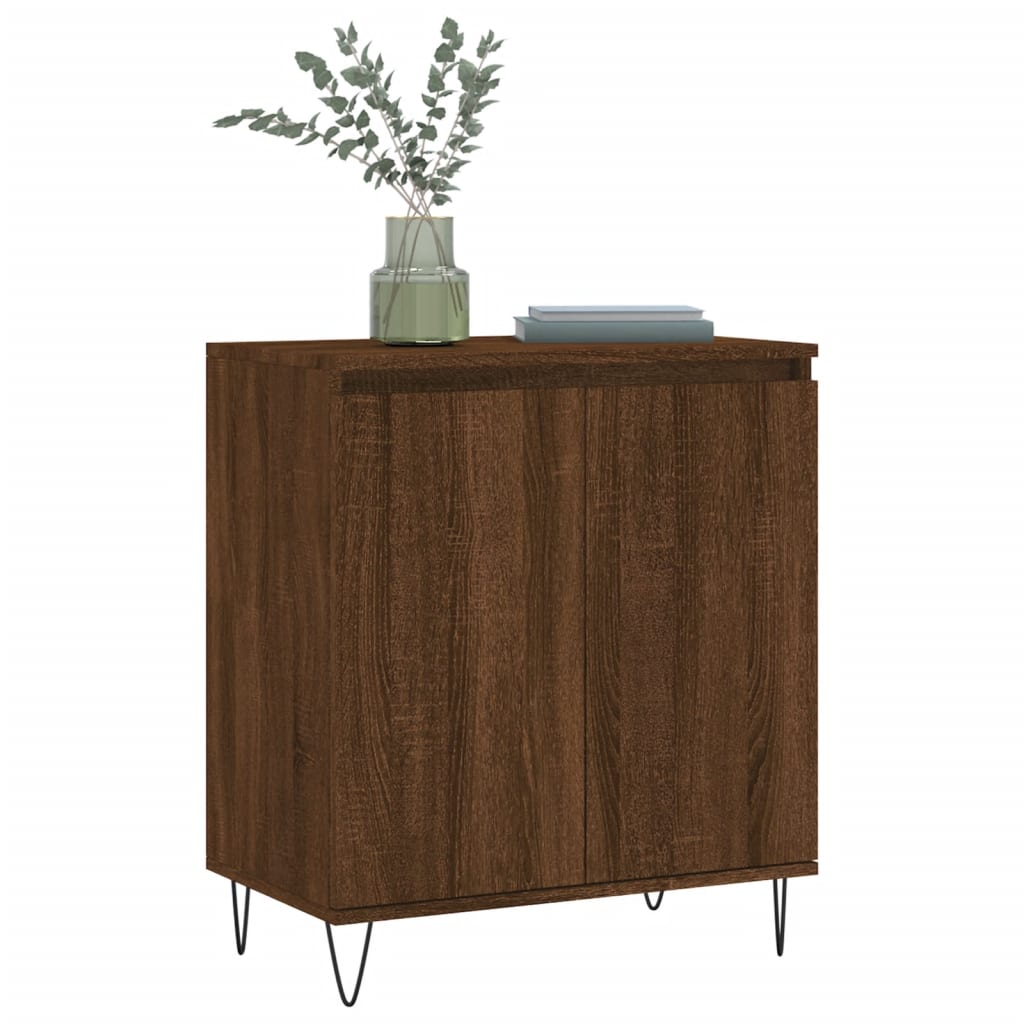 Buffet Chêne marron 60x35x70 cm Bois d'ingénierie