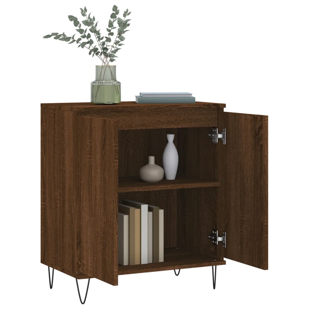 Buffet Chêne marron 60x35x70 cm Bois d'ingénierie