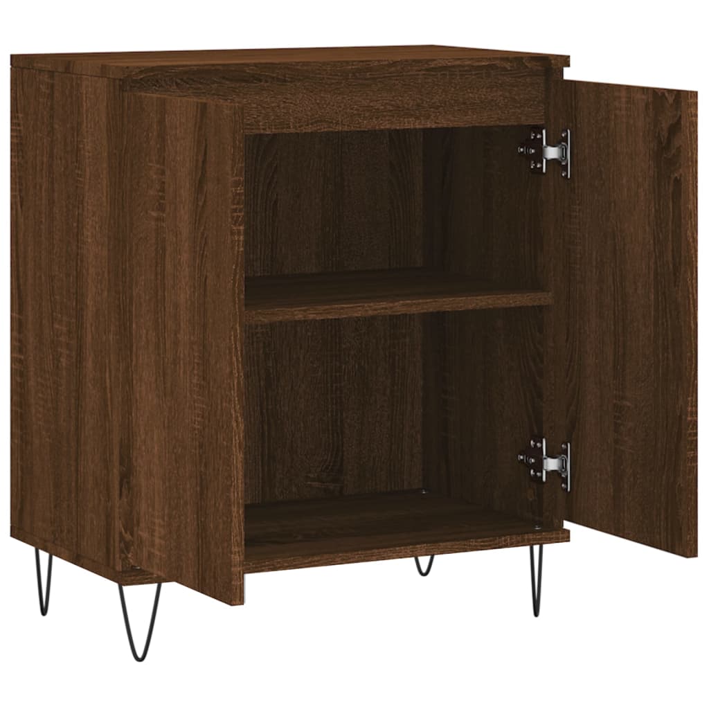 Buffet Chêne marron 60x35x70 cm Bois d'ingénierie