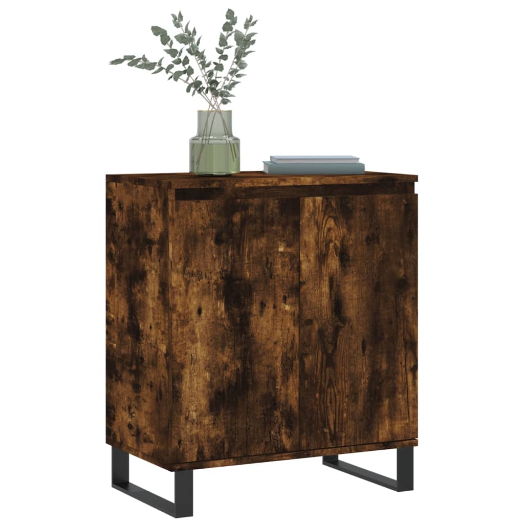 Buffet Chêne fumé 60x35x70 cm Bois d'ingénierie