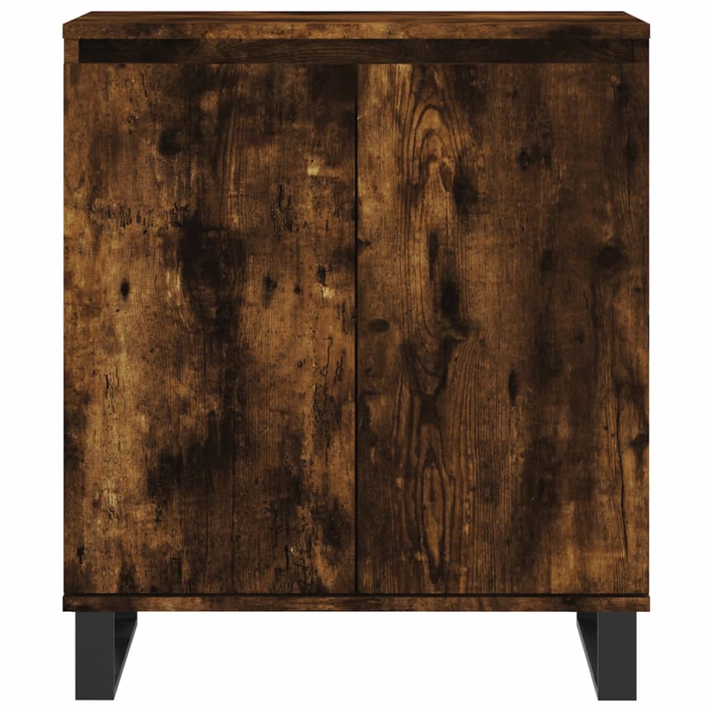 Buffet Chêne fumé 60x35x70 cm Bois d'ingénierie