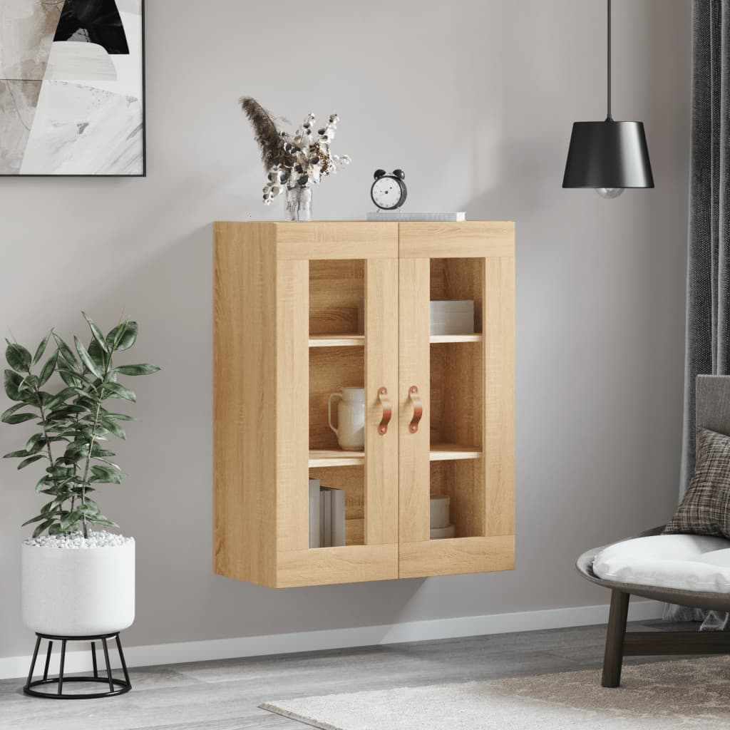 Armoire murale chêne sonoma 69,5x34x90 cm