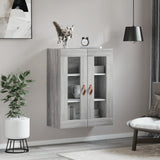 Armoire murale sonoma gris 69,5x34x90 cm