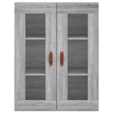 Armoire murale sonoma gris 69,5x34x90 cm