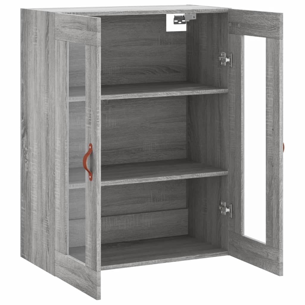 Armoire murale sonoma gris 69,5x34x90 cm