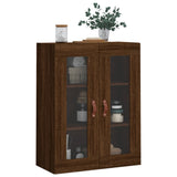 Wandschrank aus brauner Eiche, 69,5 x 34 x 90 cm