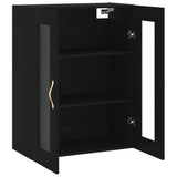 Armoire murale noir 69,5x34x90 cm