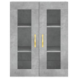 Armoire murale gris béton 69,5x34x90 cm