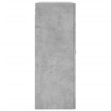 Armoire murale gris béton 69,5x34x90 cm