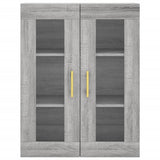 Armoire murale sonoma gris 69,5x34x90 cm