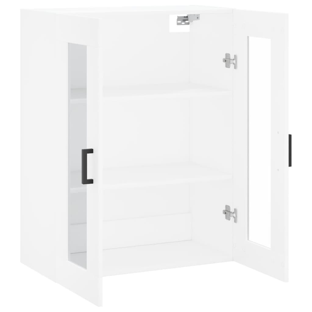 Armoire murale blanc 69,5x34x90 cm