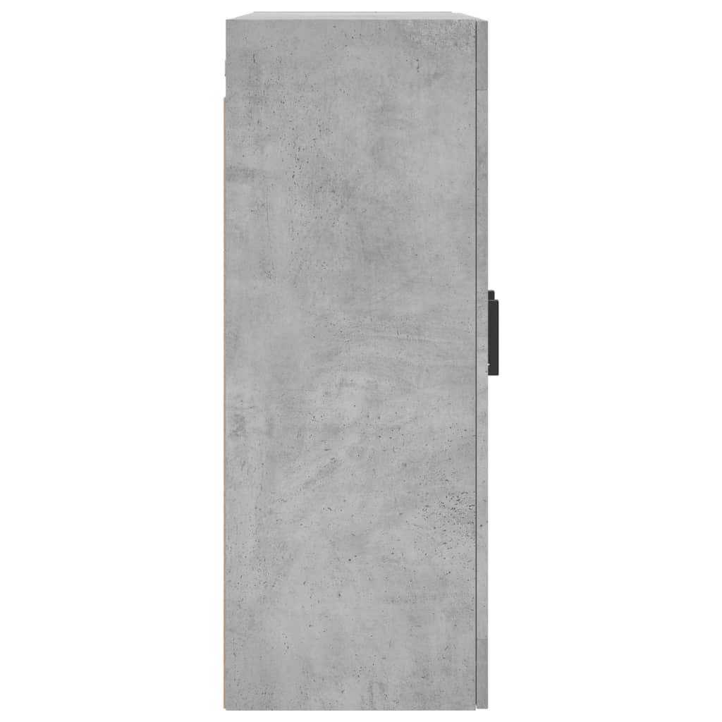 Armoire murale gris béton 69,5x34x90 cm