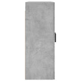 Armoire murale gris béton 69,5x34x90 cm